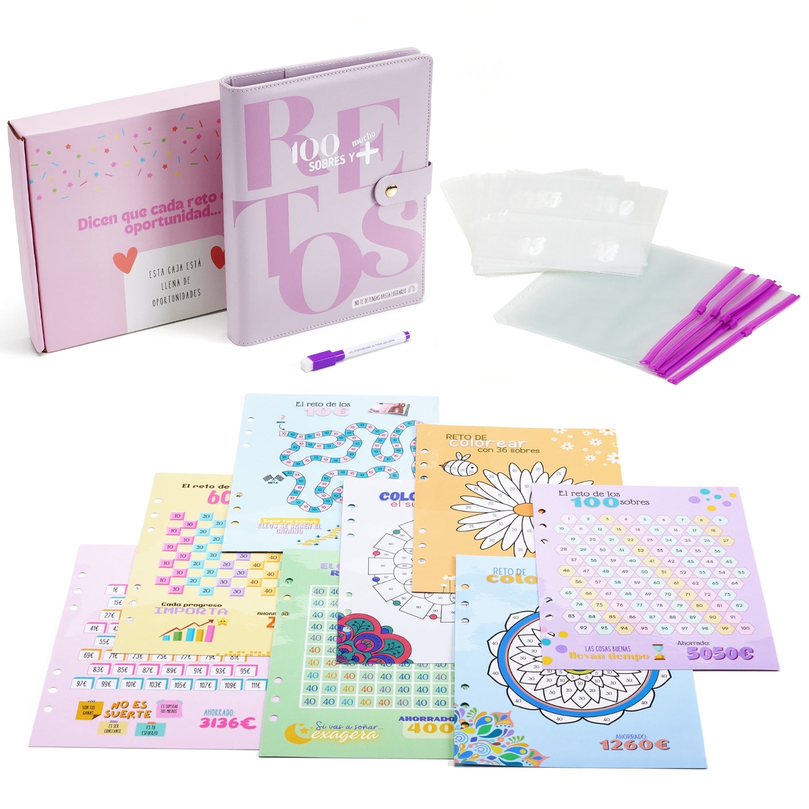 Libreta de Ahorro A5+ Morada