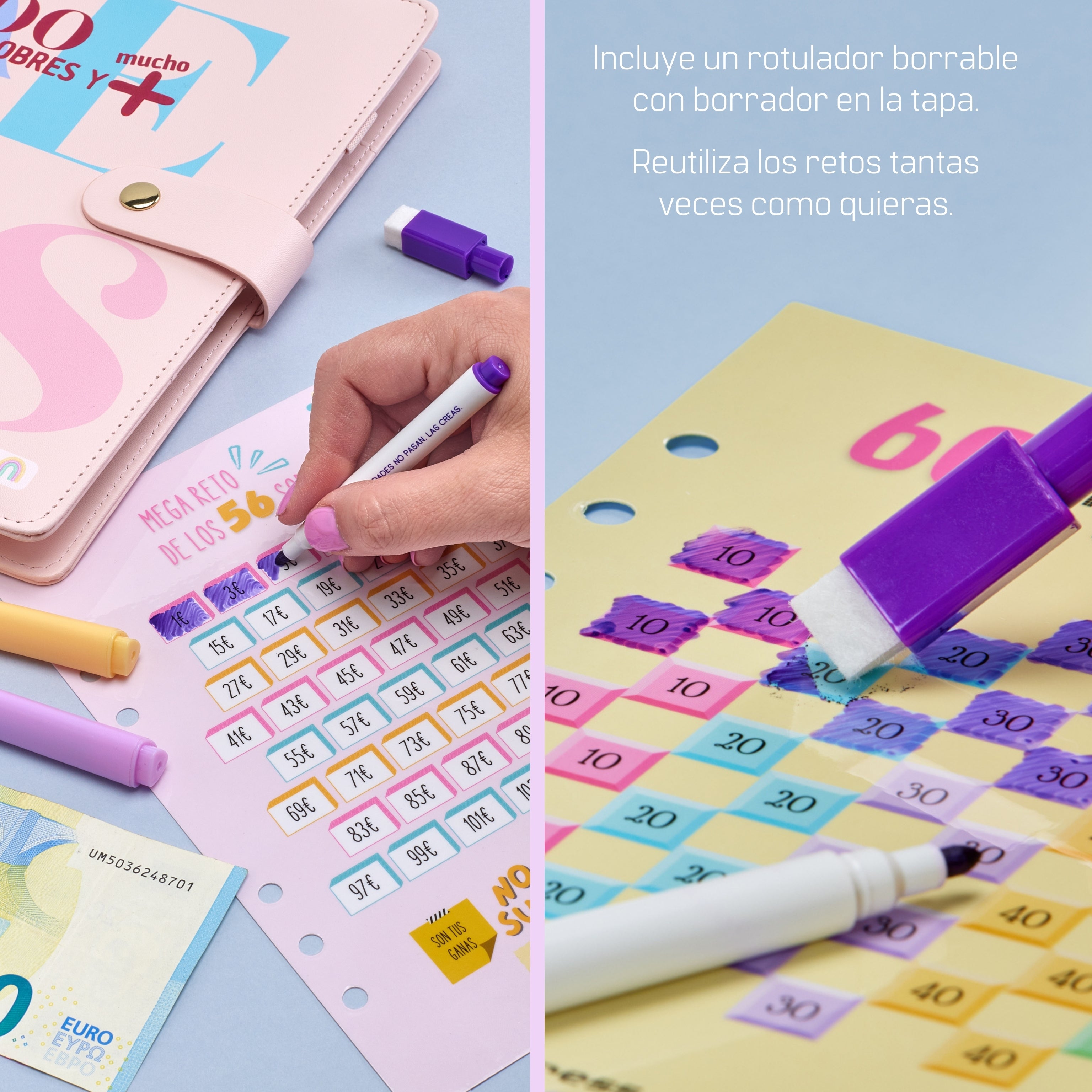 Libreta de Ahorro A5+ Rosa