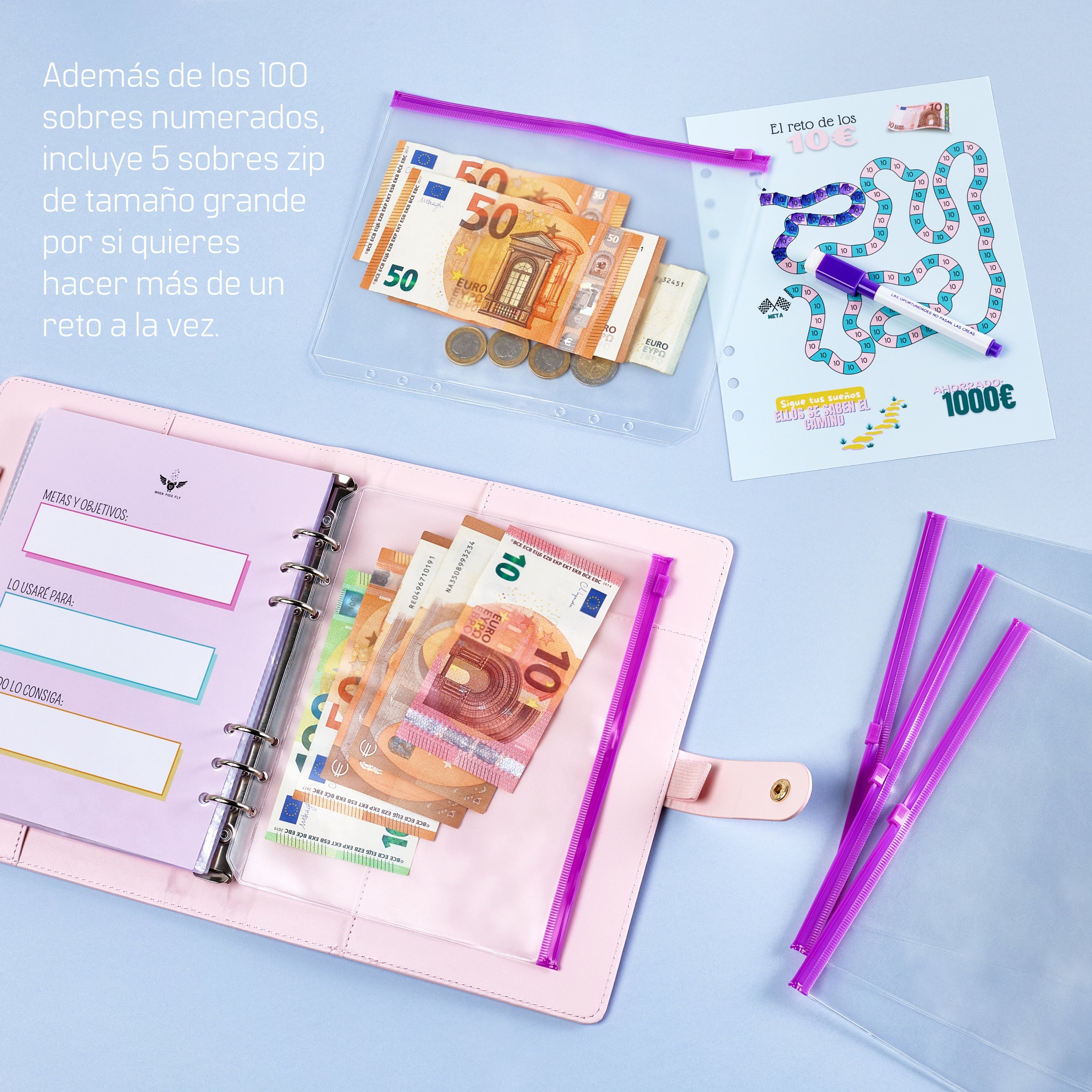 Libreta de Ahorro A5+ Rosa