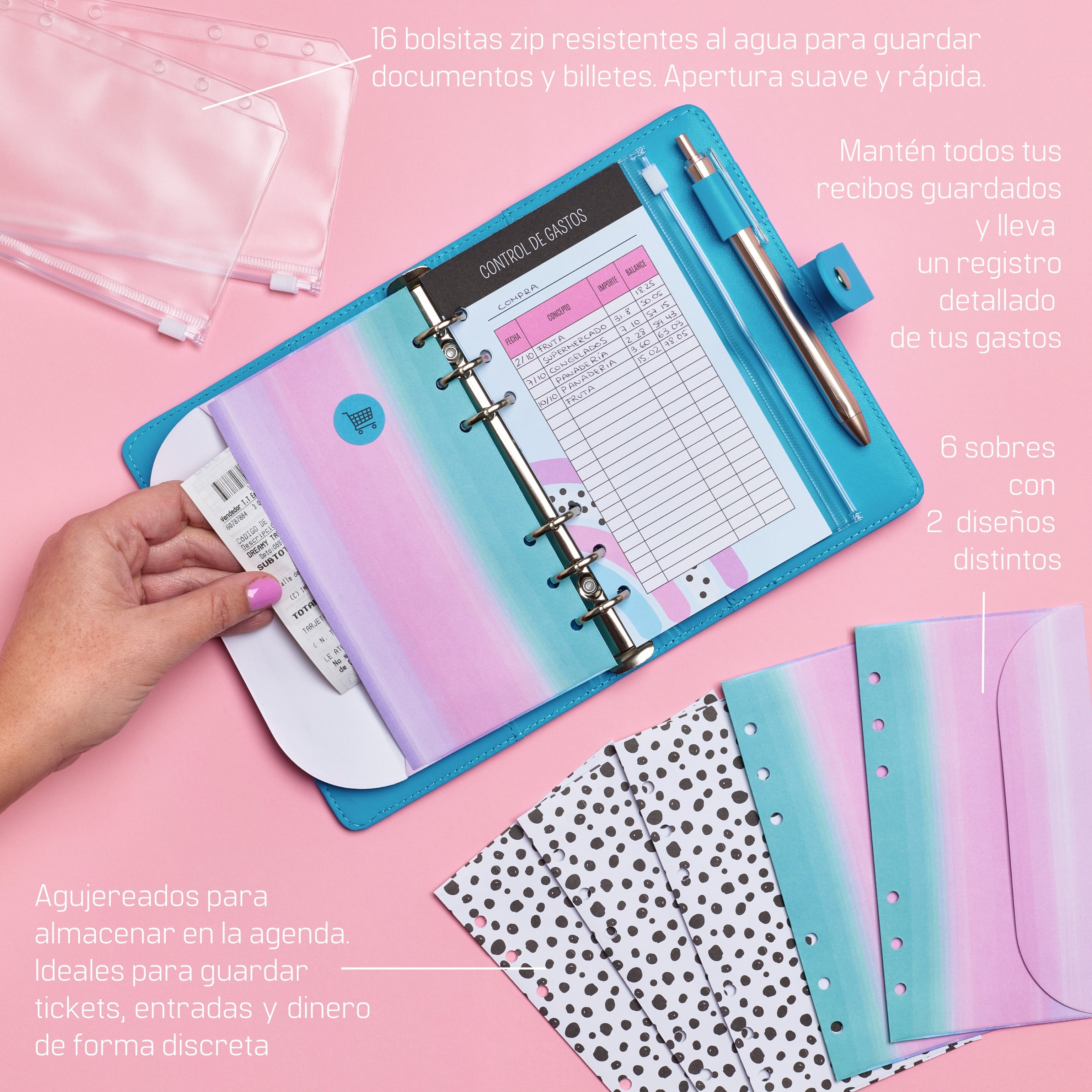 Libreta de Ahorro A6 Azul