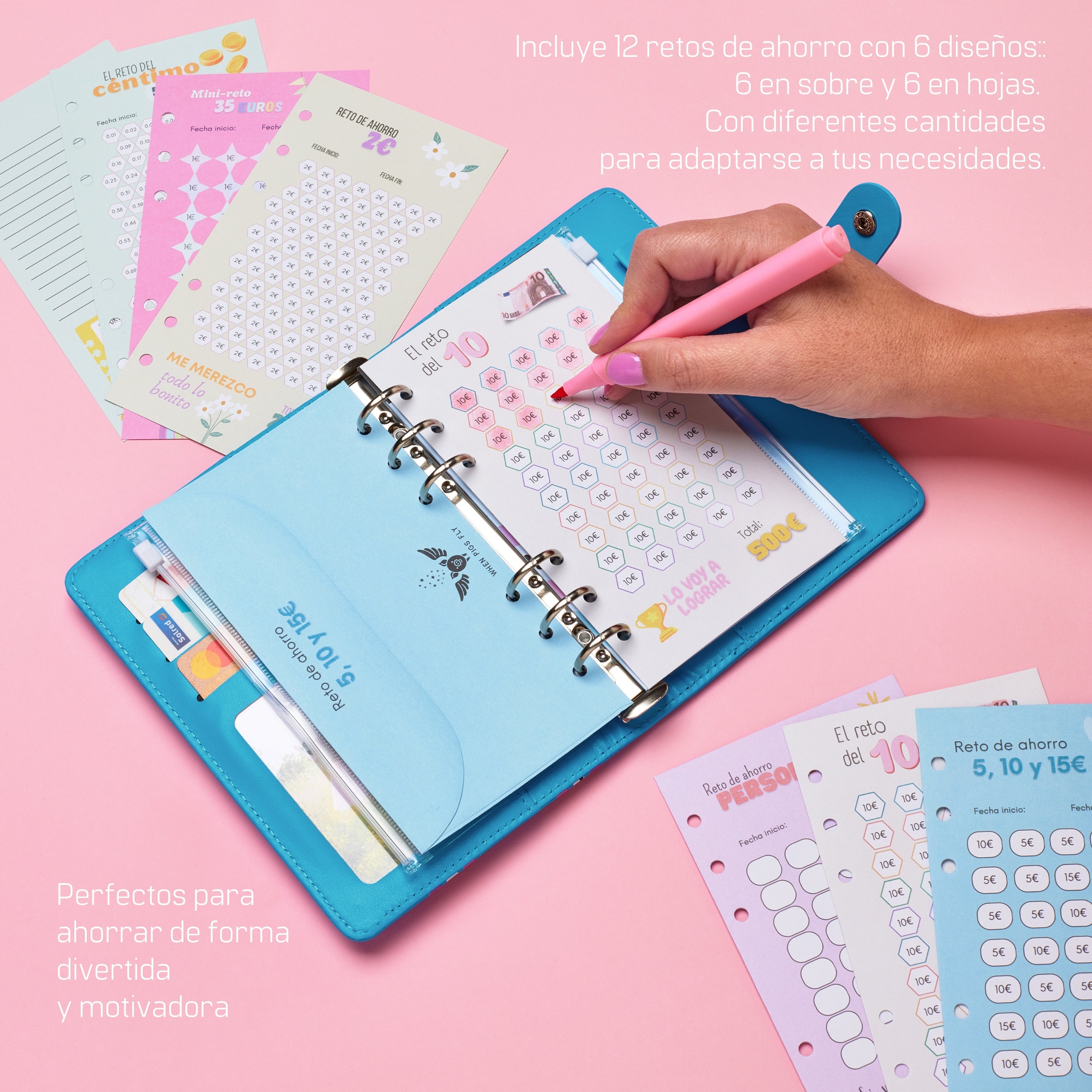 Libreta de Ahorro A6 Azul