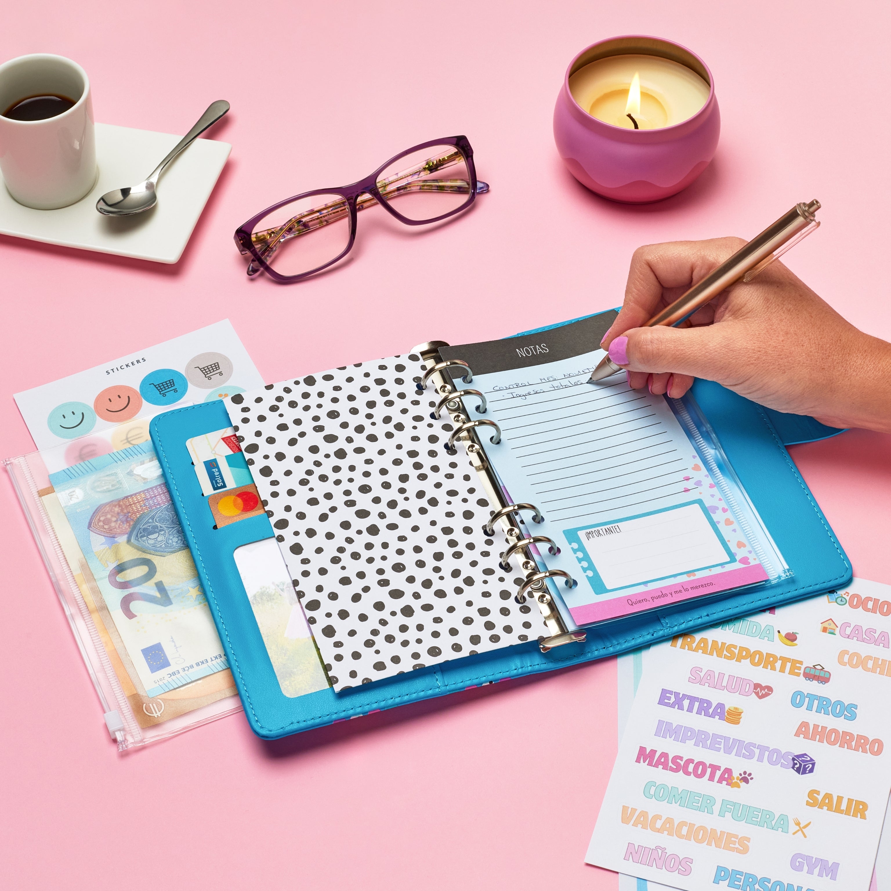 Libreta de Ahorro A6 Azul