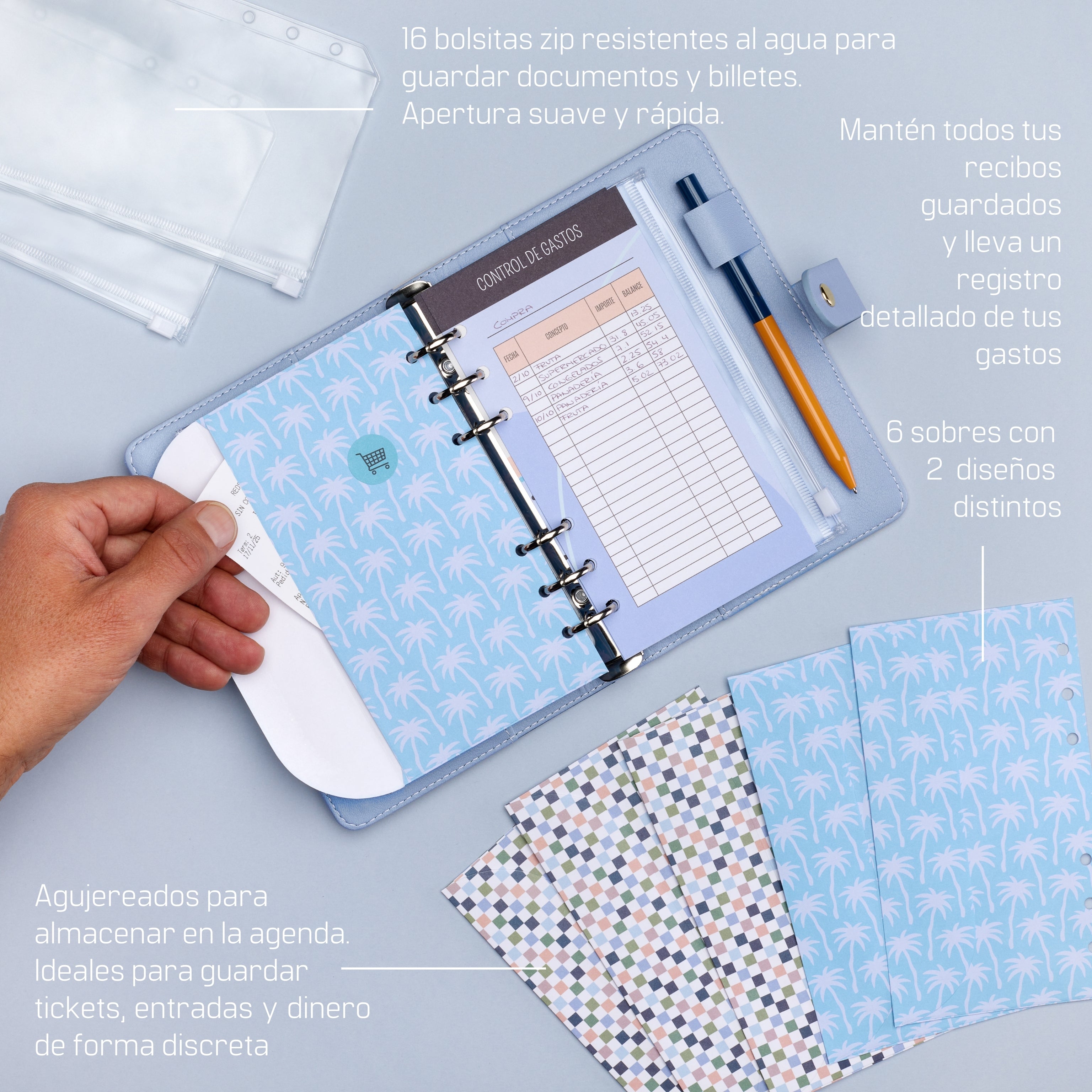 Libreta de Ahorro A6 3 Pieles