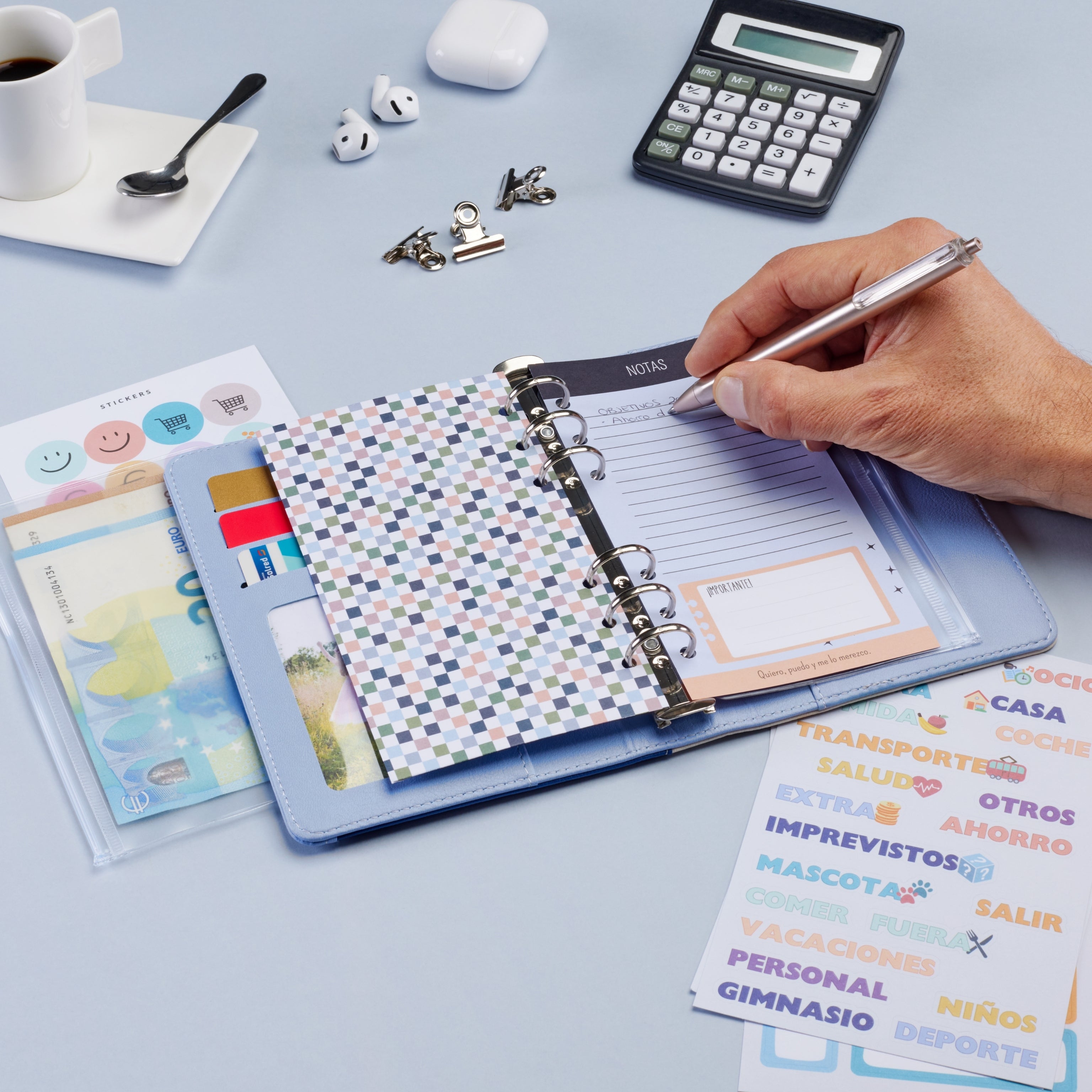 Libreta de Ahorro A6 3 Pieles