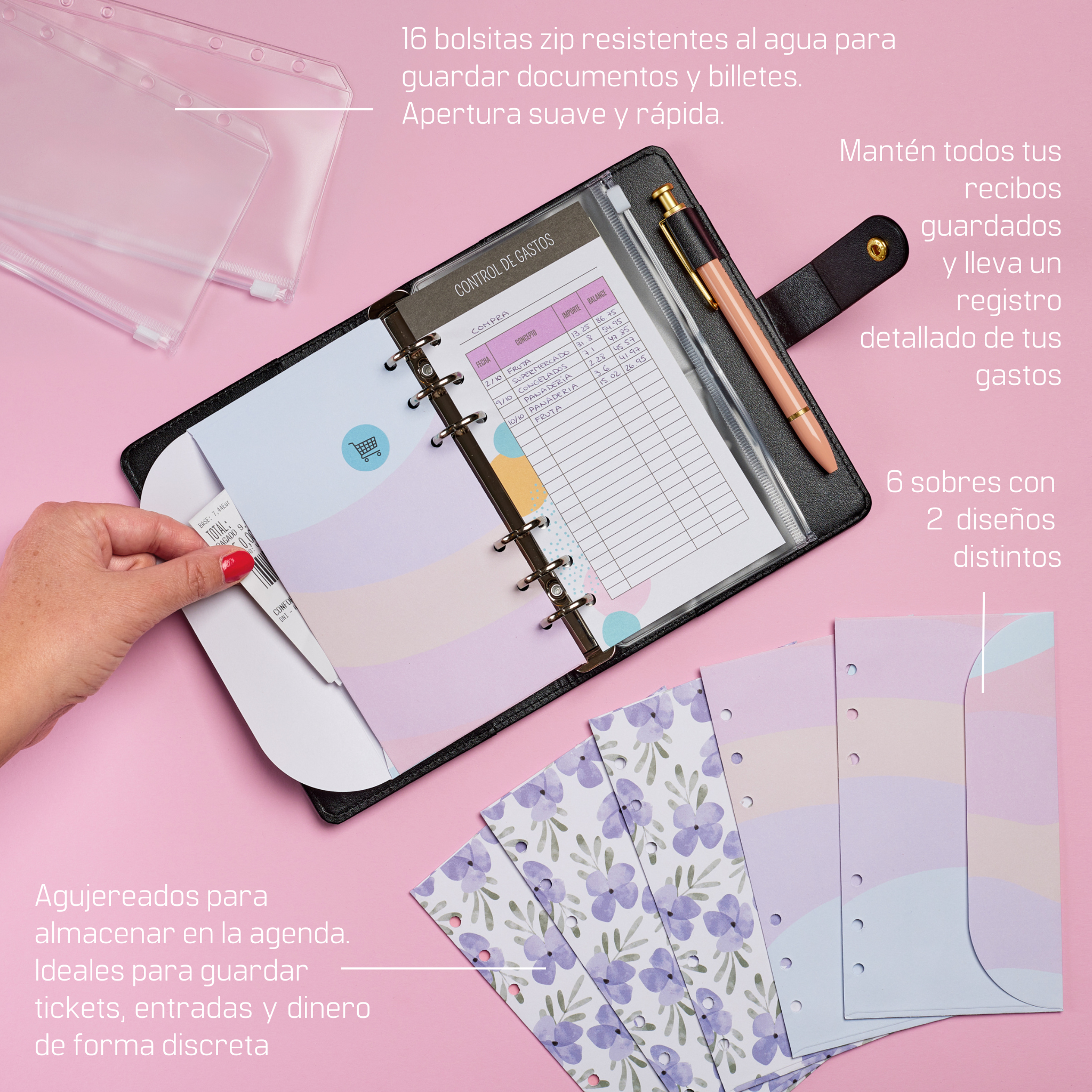 Libreta de Ahorro A6 Negra
