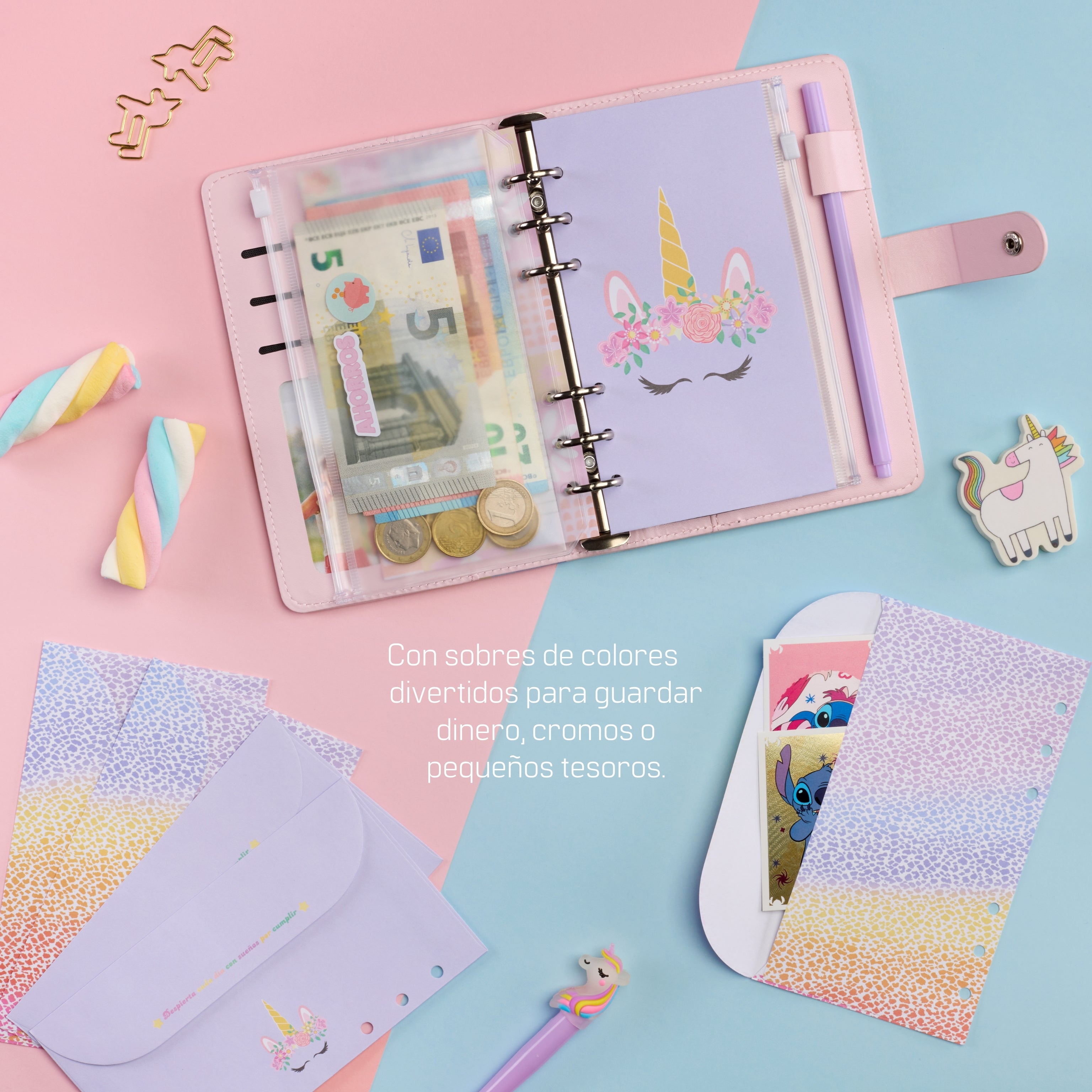 Libreta de Ahorro A6 Infantil Arcoíris