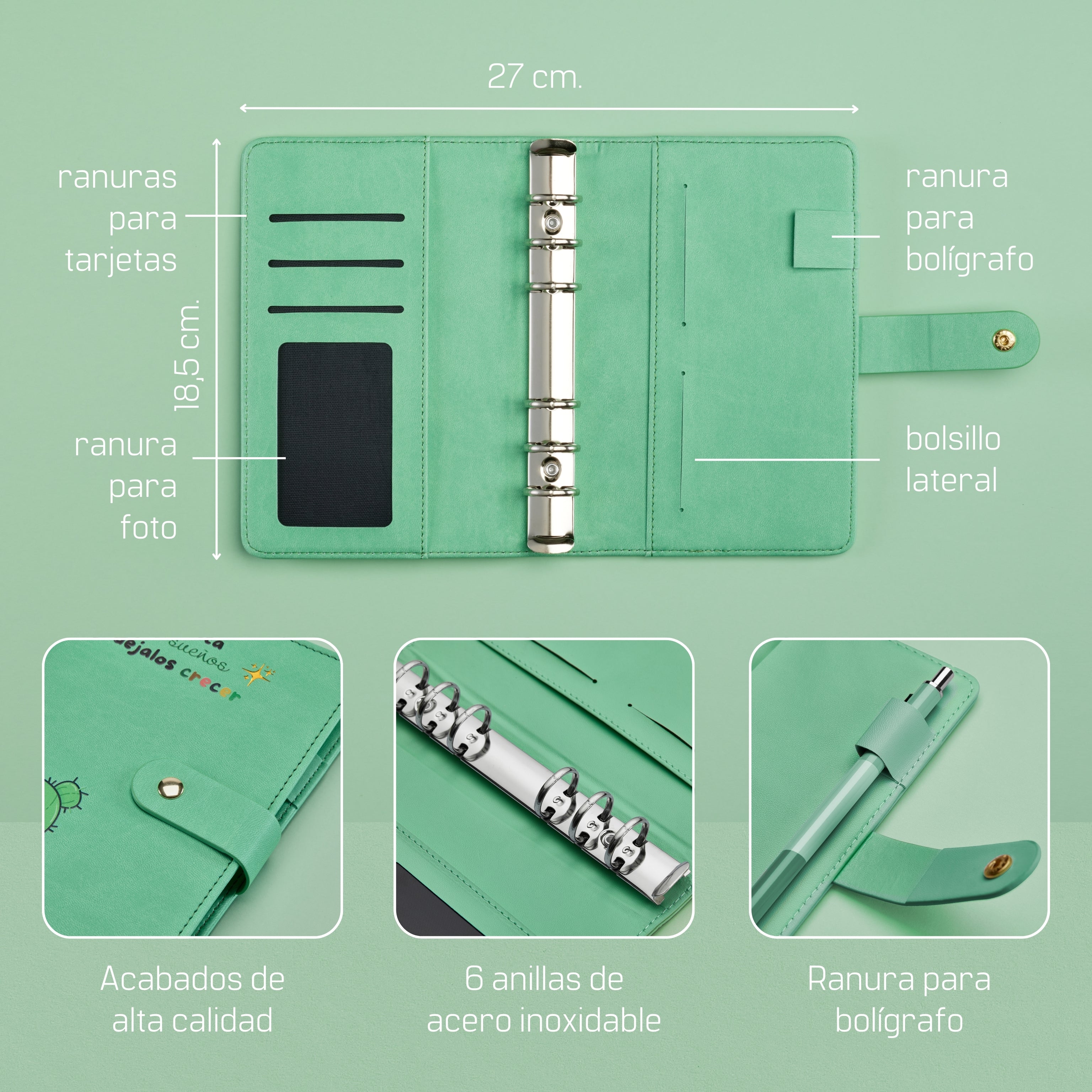 Libreta de Ahorro A6 Infantil Cactus