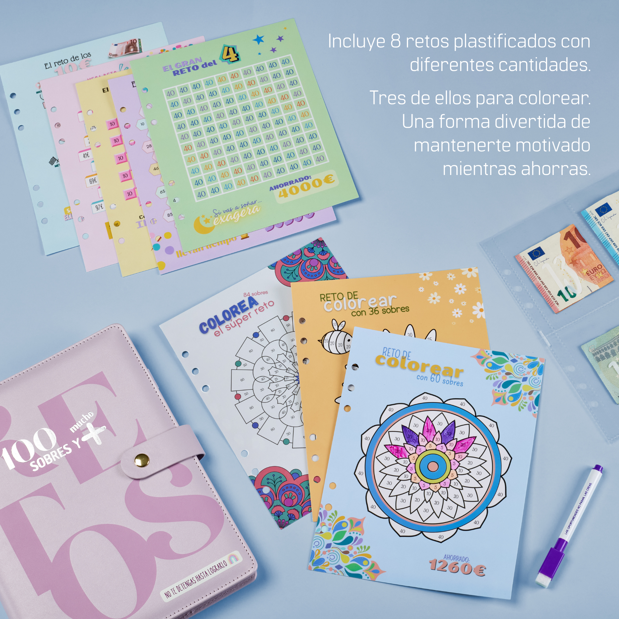 Libreta de Ahorro A5+ Morada