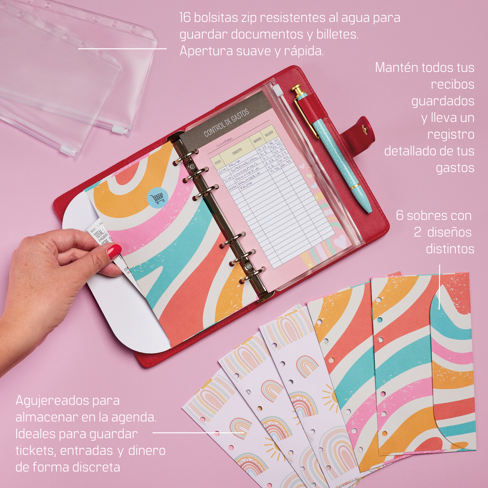 Libreta de Ahorro A6 Roja
