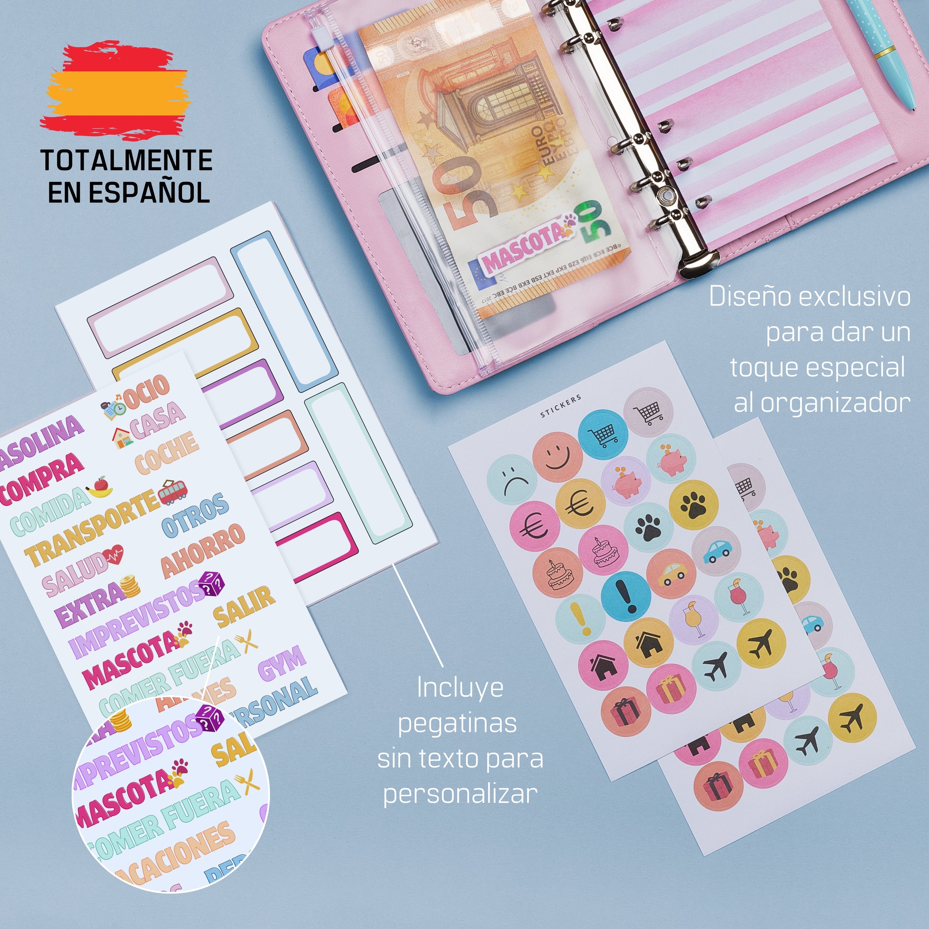 Libreta de Ahorro A6 Rosa