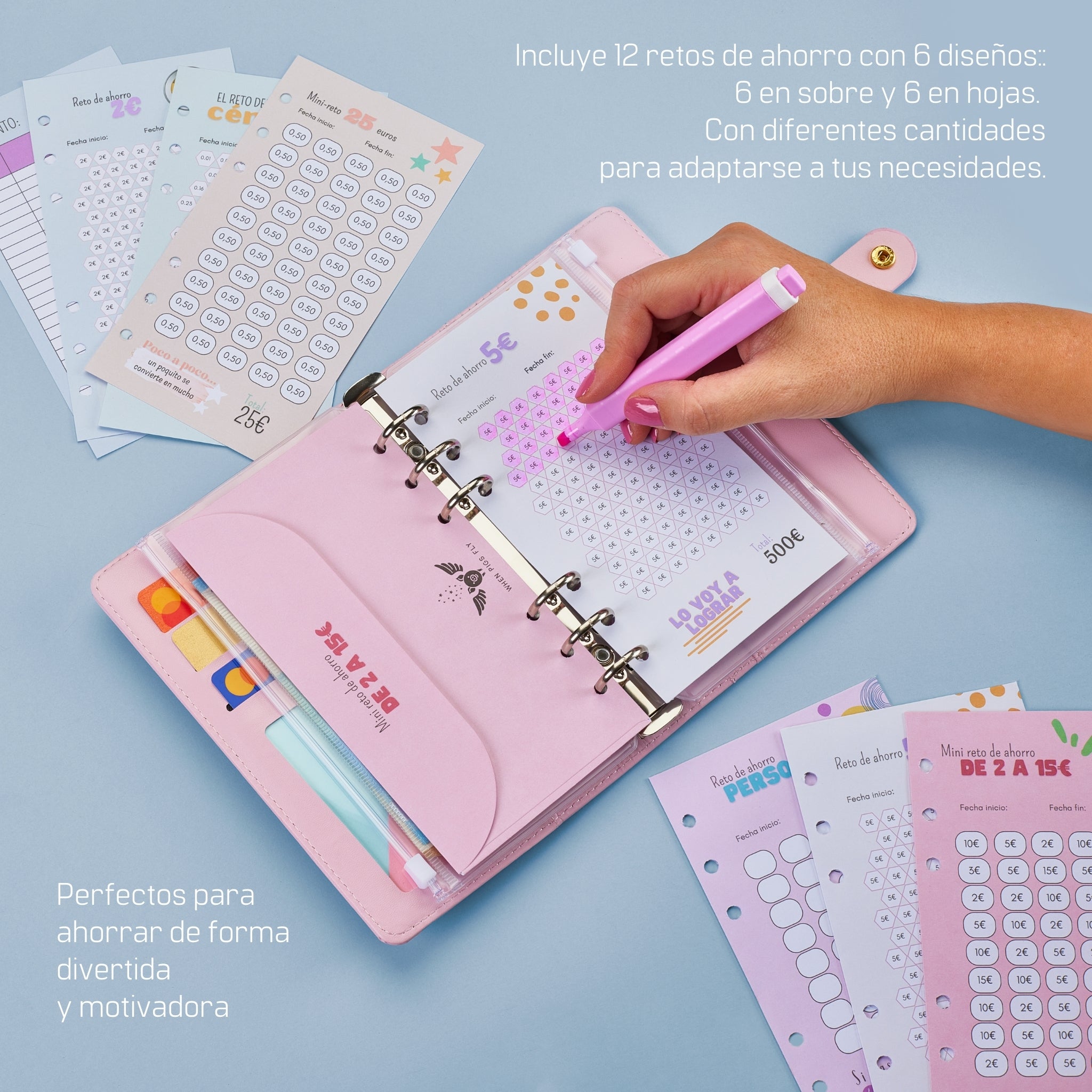 Libreta de Ahorro A6 Rosa