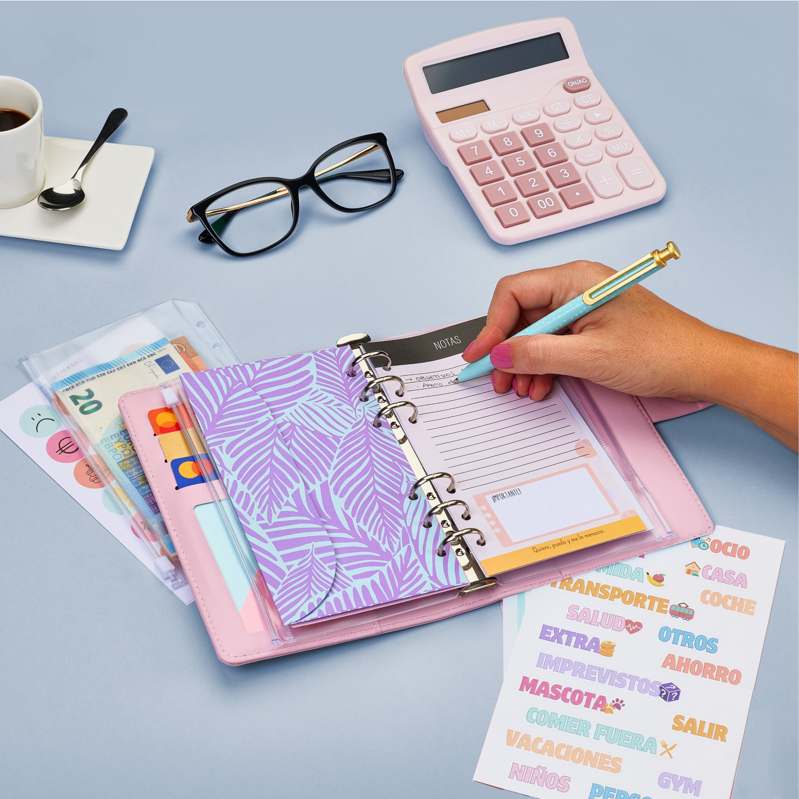 Libreta de Ahorro A6 Rosa