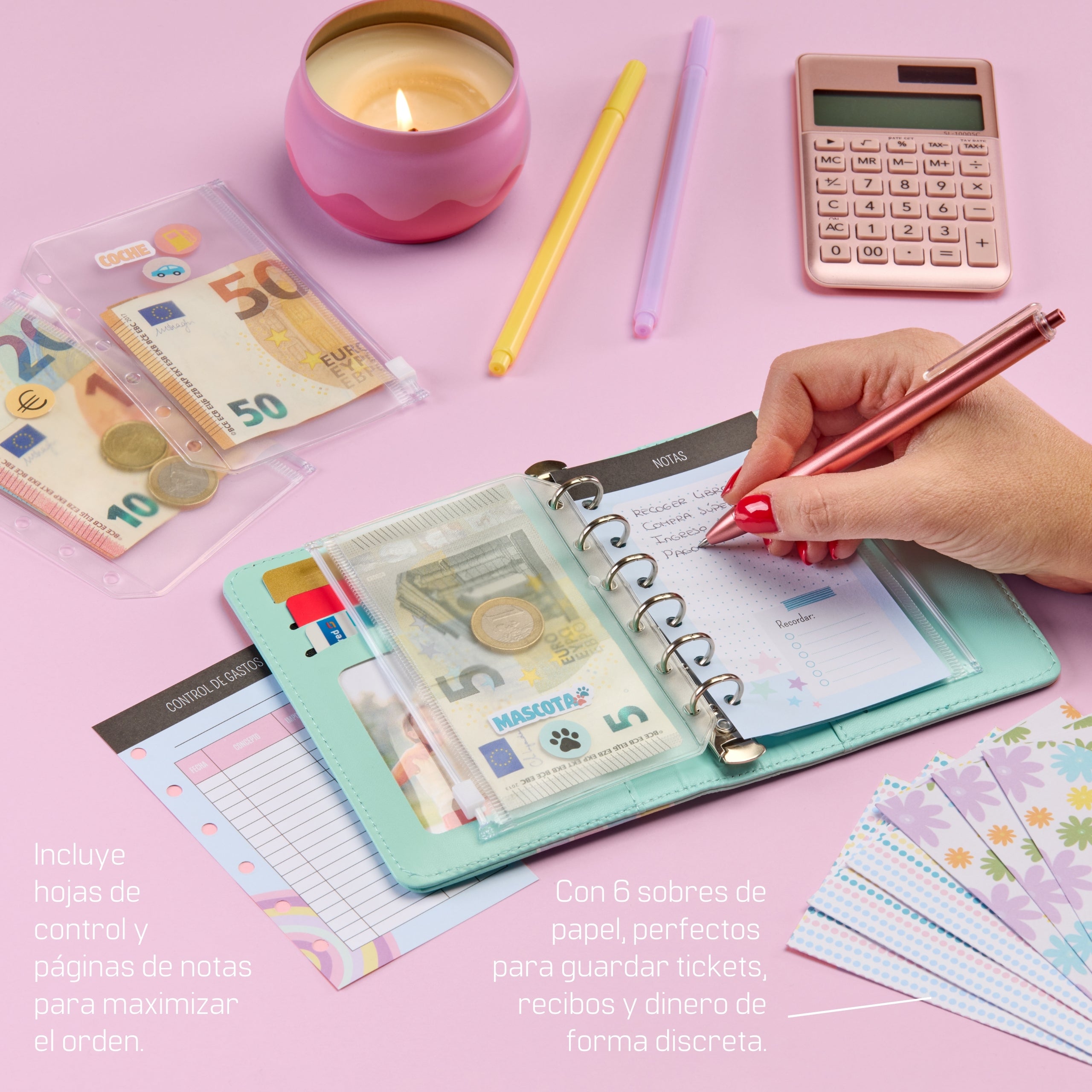 Libreta de Ahorro A7 Aguamarina