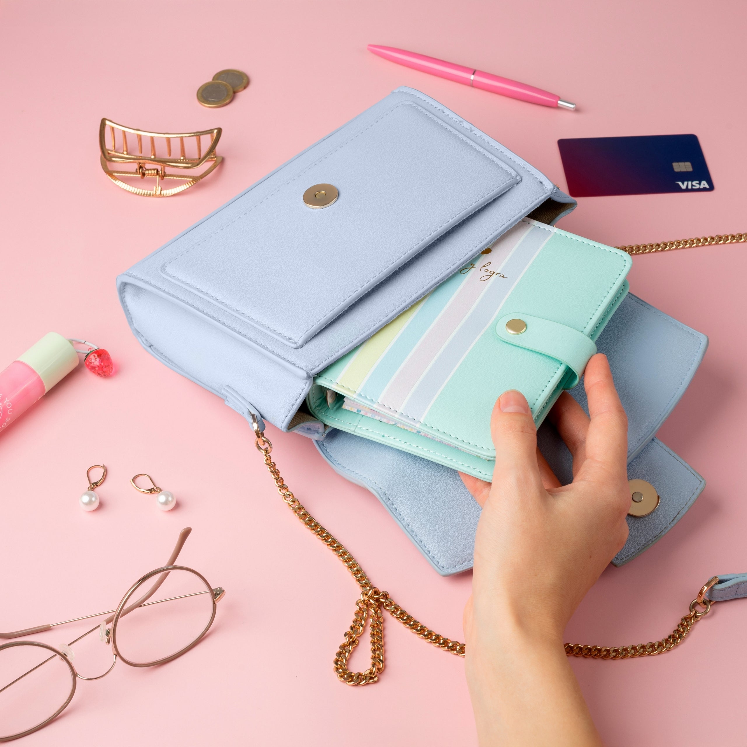 Libreta de Ahorro A7 Aguamarina