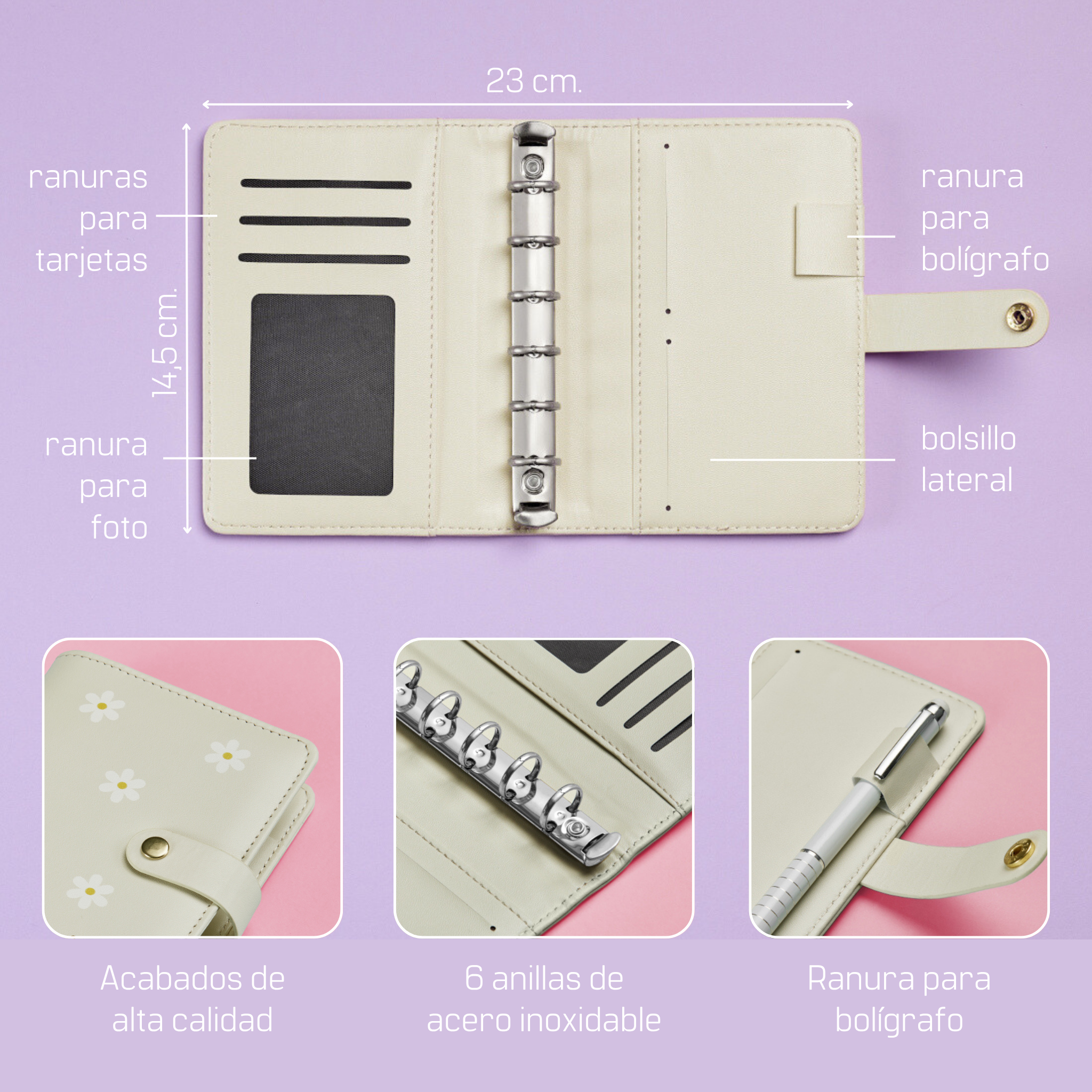 Libreta de Ahorro A7 Crema
