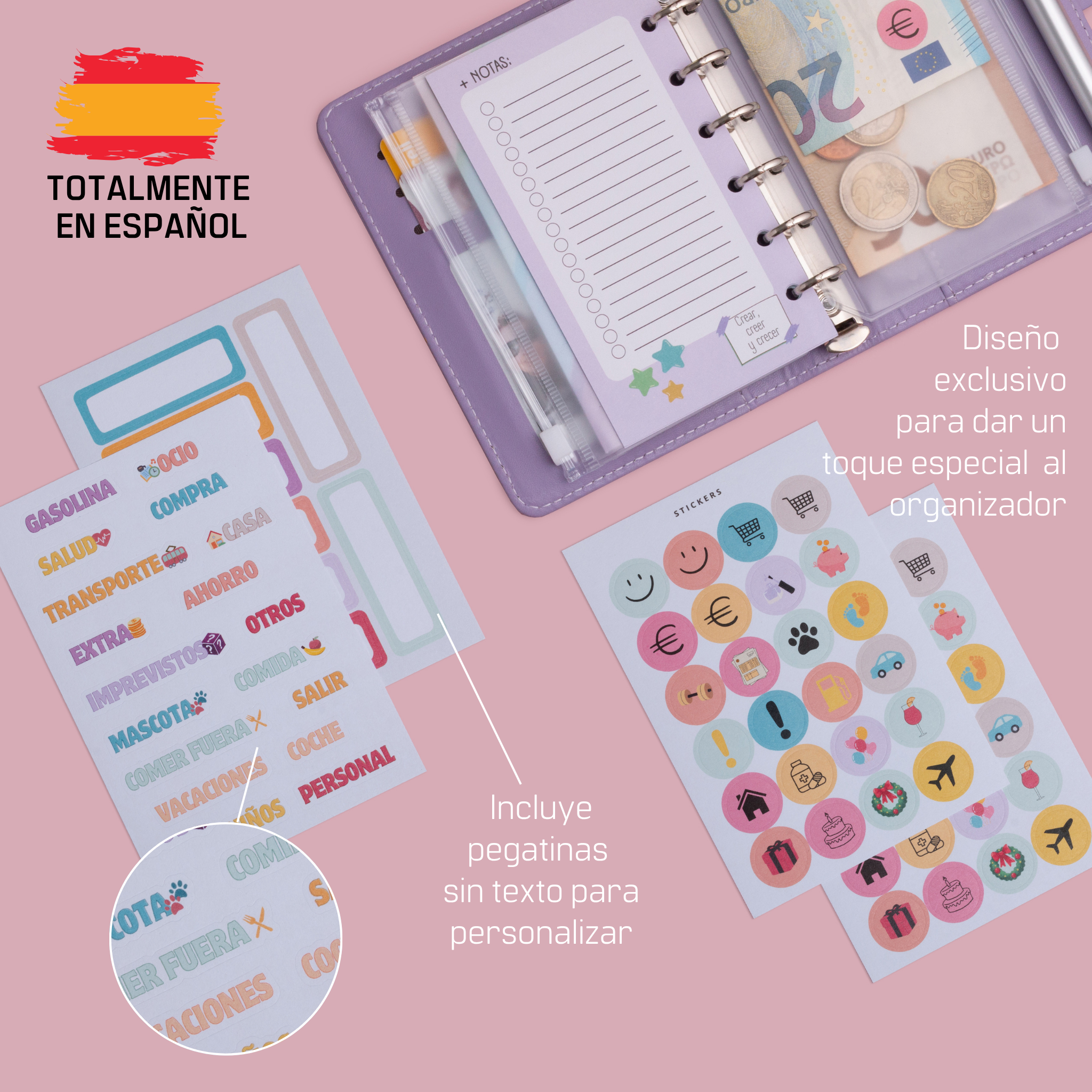 Libreta de Ahorro A7 Lila