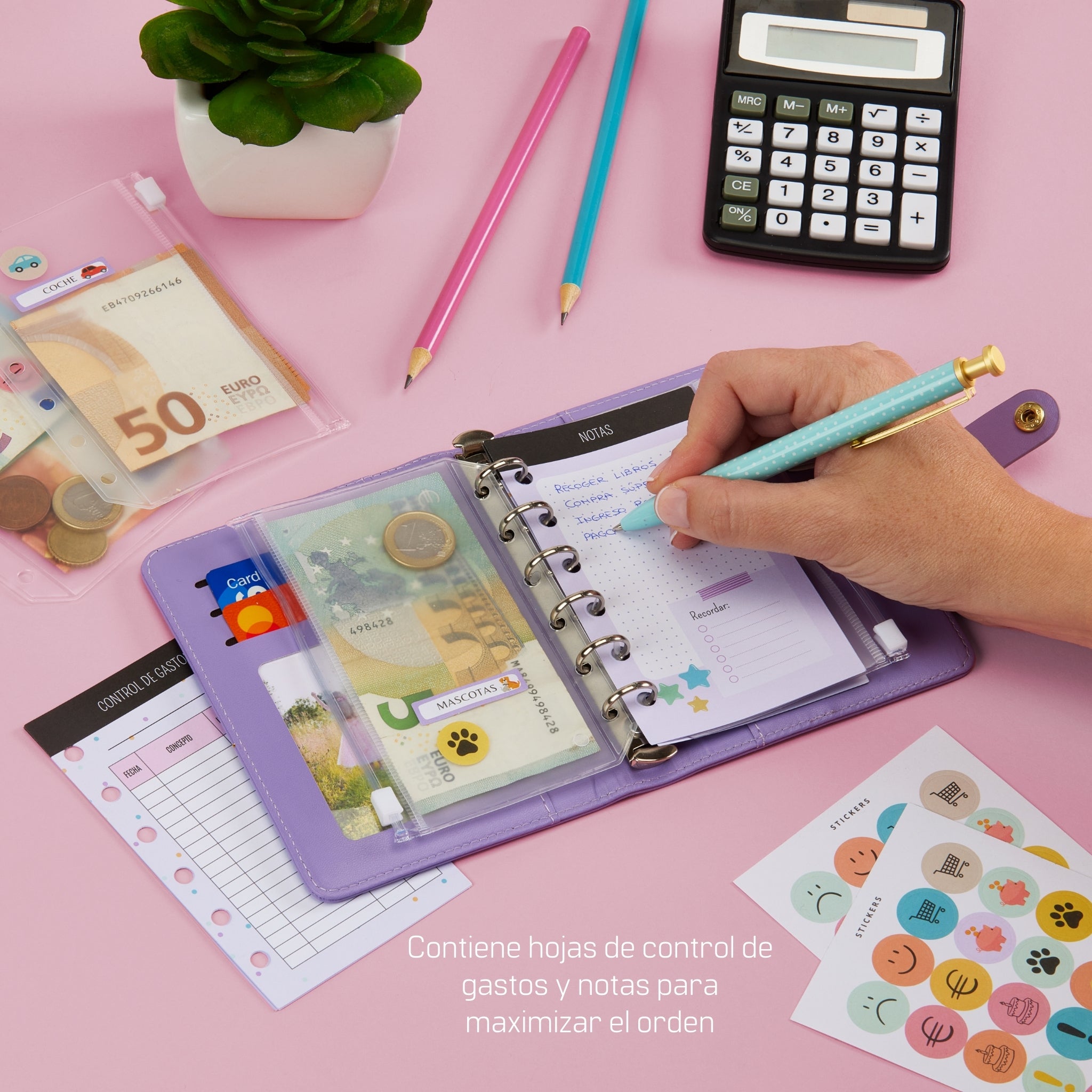 Libreta de Ahorro A7 Lila