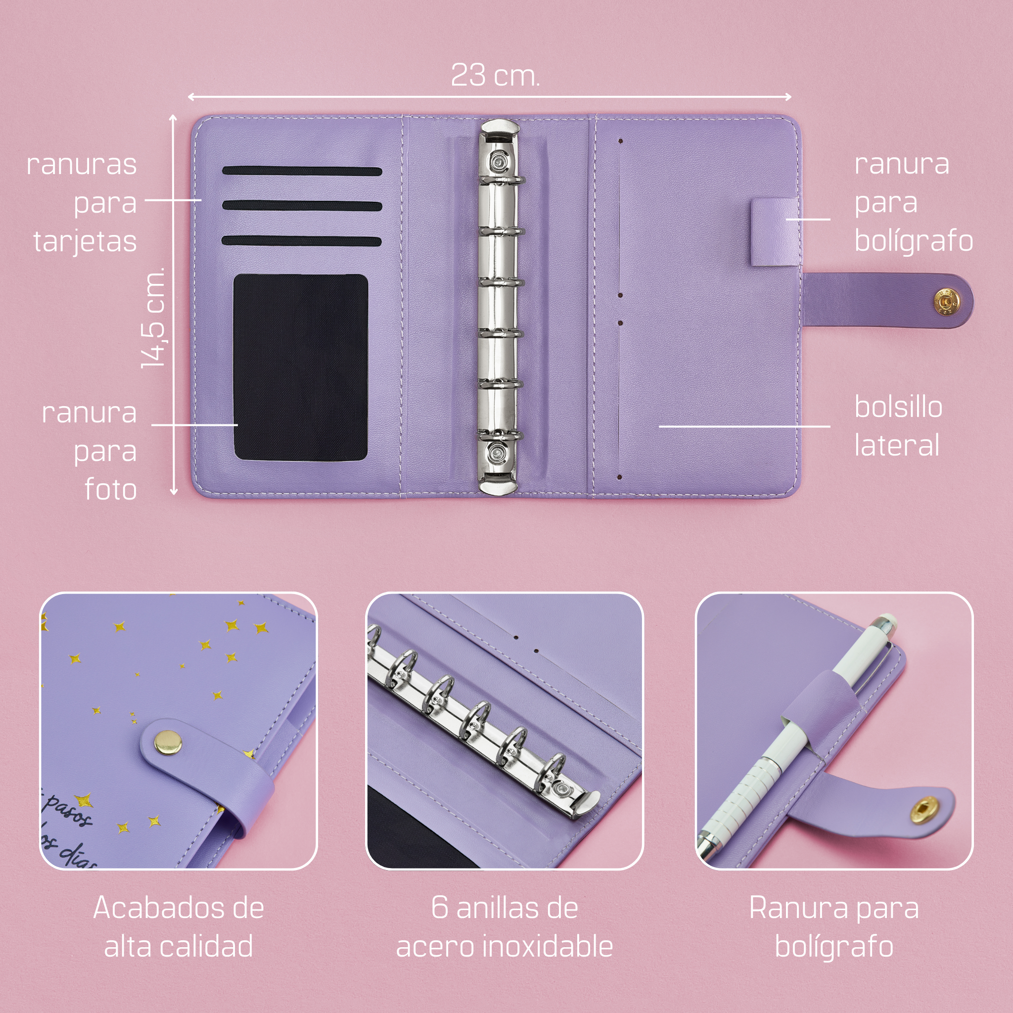 Libreta de Ahorro A7 Lila