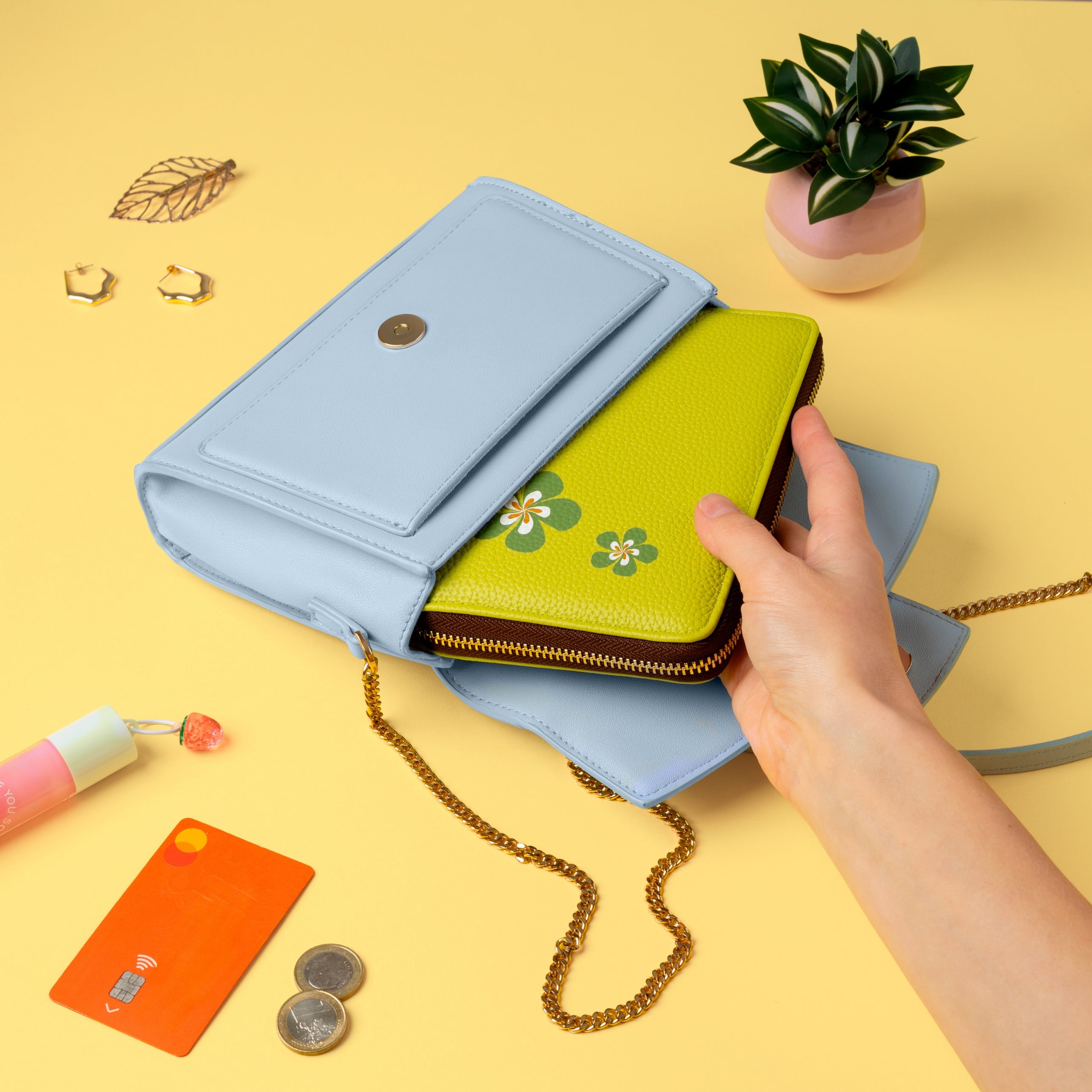 Libreta de Ahorro con Cremallera A7 Verde