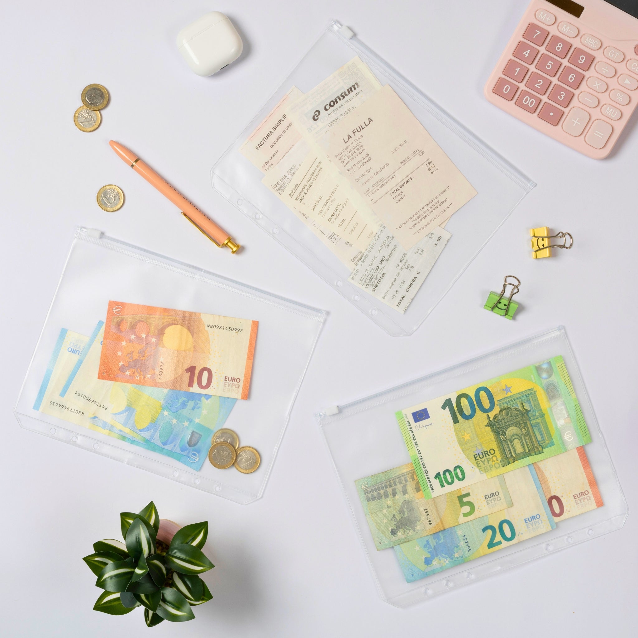 Pack de 5 Sobres Zip A5