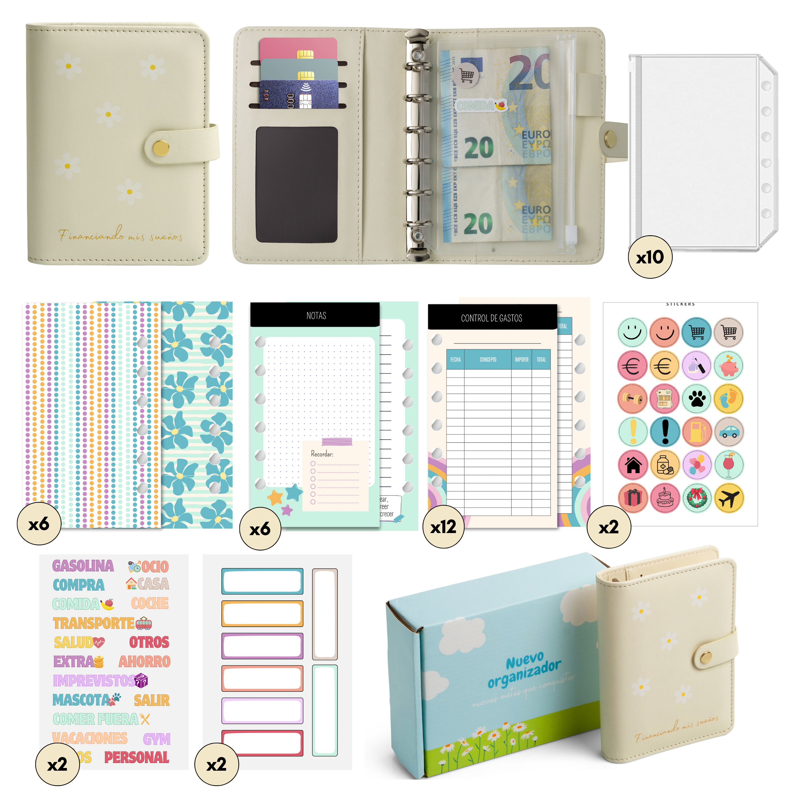 Libreta de Ahorro A7 Crema