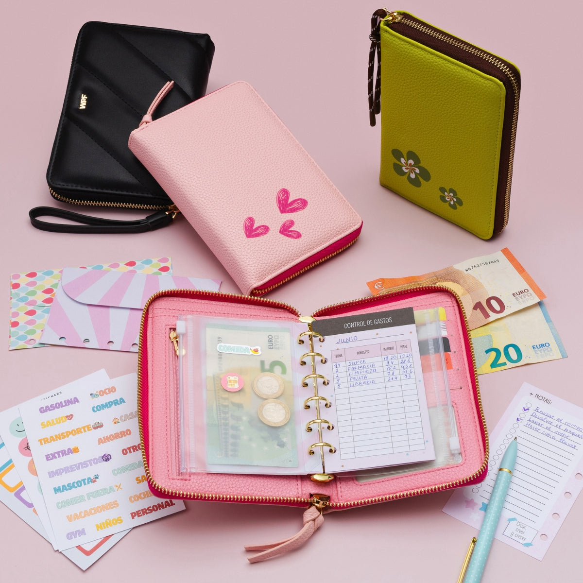 Libreta de Ahorro con Cremallera A7